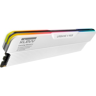 KLEVV URBANE V RGB 32GB 6400MT/s DDR5 memória CL30 Kit of 2 fehér RGB