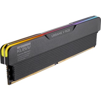 KLEVV URBANE V RGB 32GB 6400MT/s DDR5 memória CL30 Kit of 2 fekete RGB