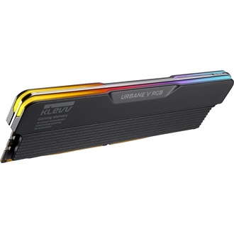 KLEVV URBANE V RGB 32GB 6400MT/s DDR5 memória CL30 Kit of 2 fekete RGB
