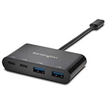 Kensington CH1000 4-portos USB-C USB3.0 hub fekete