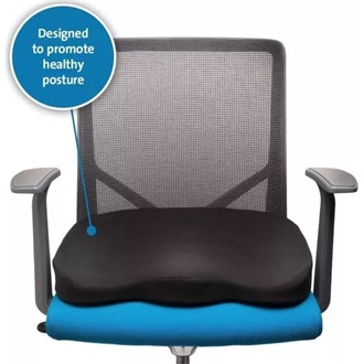 Kensington Ergonomic Memory Foam Seat Cushion ülőpárna fekete