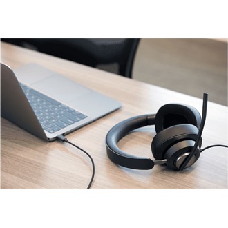 Kensington H2000 fejhallgató headset fekete