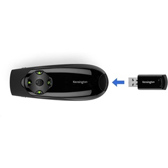 Kensington Presenter Expert Green Laser vezeték nélküli lézeres presenter fekete