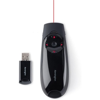 Kensington Presenter Expert Red Laser vezeték nélküli lézeres presenter fekete