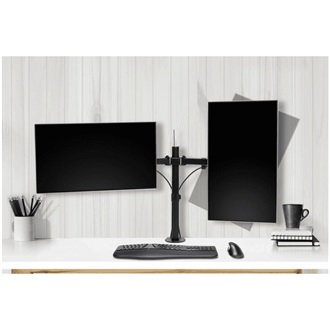 Kensington SMartFit Ergo Dual Extended Monitor Arm 24"-32" monitor tartó asztalra fekete