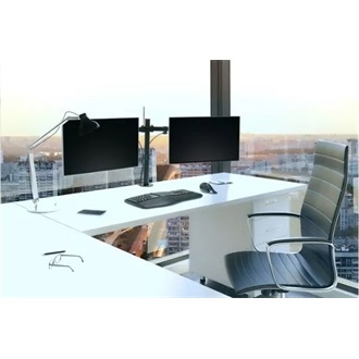 Kensington SMartFit Ergo Dual Extended Monitor Arm 24"-32" monitor tartó asztalra fekete