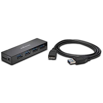 Kensington UH4000C 4-portos USB3.0 hub fekete