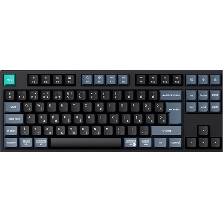 Keychron B33 Bluetooth / vezeték nélküli magyar Scissor Switch mechanikus billentyűzet fekete-szürke