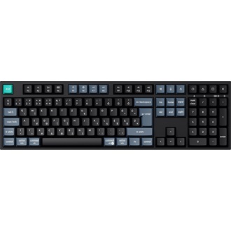 Keychron B36 Bluetooth / vezeték nélküli magyar Scissor Switch mechanikus billentyűzet fekete-szürke