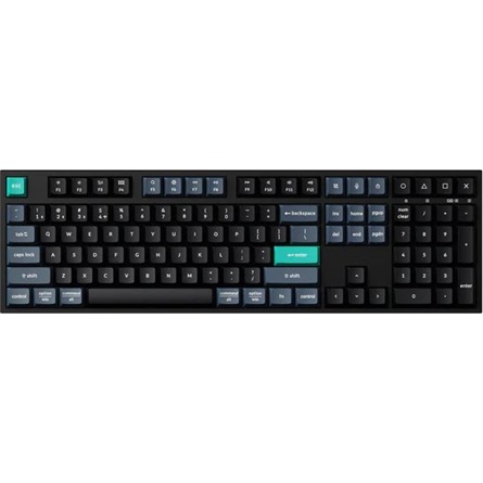 Keychron B36 Bluetooth / vezeték nélküli magyar Scissor Switch mechanikus billentyűzet fekete-szürke