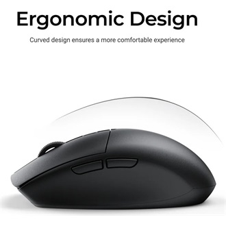 Keychron BM22 1K optikai Bluetooth / vezeték nélküli egér fekete