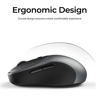 Keychron BM24 optikai Bluetooth / vezeték nélküli egér kék-fekete