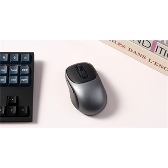 Keychron BM24 optikai Bluetooth / vezeték nélküli egér szürke-fekete