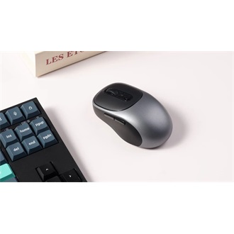 Keychron BM24 optikai Bluetooth / vezeték nélküli egér szürke-fekete