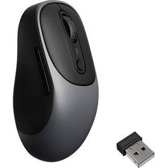 Keychron BM24 optikai Bluetooth / vezeték nélküli egér szürke-fekete