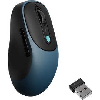 Keychron BM24 optikai Bluetooth / vezeték nélküli egér kék-fekete