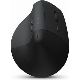 Keychron BM27 Ergonomic optikai Bluetooth / vezeték nélküli egér fekete-szürke
