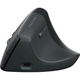 Keychron BM27 Ergonomic optikai Bluetooth / vezeték nélküli egér fekete-szürke