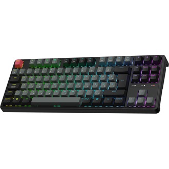 Keychron C3 Pro 8K USB magyar Super Red mechanikus billentyűzet fekete