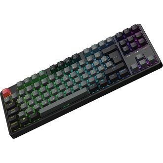 Keychron C3 Pro 8K USB magyar Super Red mechanikus billentyűzet fekete (Bontott!)