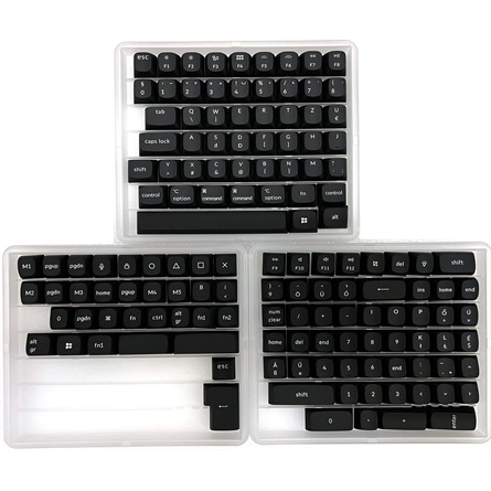 Keychron OSA Profile, ABS, Laser Engraving magyar Keycap Set fekete