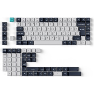 Keychron PBT-134-HU magyar billentyűsapka készlet fehér-kék ISO