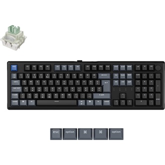 Keychron J5 HE 8K USB magyar Ultra-fast Lime Magnetic mechanikus billentyűzet fekete (Bontott!)