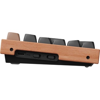 Keychron K10 HE Bluetooth / vezeték nélküli magyar Gateron double-rail magnetic nebula mechanikus billentyűzet fekete