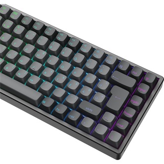 Keychron K2 Max Bluetooth / vezeték nélküli magyar Super Banana mechanikus billentyűzet fekete