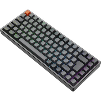 Keychron K2 Max Bluetooth / vezeték nélküli magyar Super Red mechanikus billentyűzet fekete