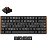 Keychron K3 Ultra 8K Bluetooth / vezeték nélküli magyar Milk POM Brown mechanikus billentyűzet fekete