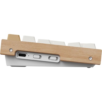 Keychron K4 HE Bluetooth / vezeték nélküli magyar gaming Gateron double-rail magnetic nebula mechanikus billentyűzet feh