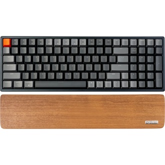 Keychron K4 csuklótámasz barna tömör fa