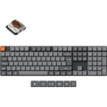 Keychron K5 Max Bluetooth / vezeték nélküli / USB magyar low profile mechanical 2.0 brown mechanikus billentyűzet fekete