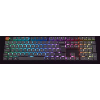 Keychron K5 Max Bluetooth / vezeték nélküli / USB magyar low profile mechanical 2.0 red mechanikus billentyűzet fekete-s