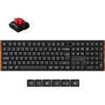 Keychron K5 Ultra 8K Bluetooth / vezeték nélküli magyar Silent Red mechanikus billentyűzet fekete