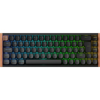 Keychron K6 HE Bluetooth / vezeték nélküli magyar Gateron double-rail magnetic nebula mechanikus billentyűzet fekete-róz