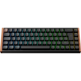 Keychron K6 HE Bluetooth / vezeték nélküli magyar Gateron double-rail magnetic nebula mechanikus billentyűzet fekete-róz