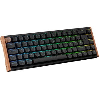 Keychron K6 HE Bluetooth / vezeték nélküli magyar Gateron double-rail magnetic nebula mechanikus billentyűzet fekete-róz