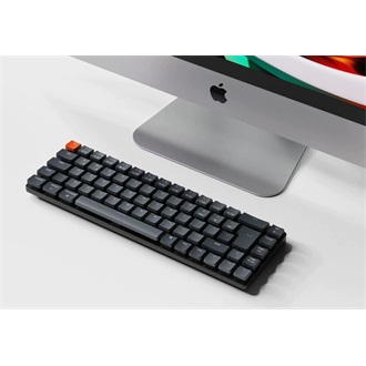 Keychron K7 Gateron RGB Backlight ISO vezeték nélküli angol gaming Hot-swap Gateron Optical Red mechanikus billentyűzet