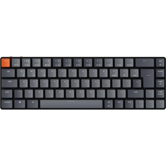 Keychron K7 Gateron RGB Backlight ISO vezeték nélküli angol gaming Hot-swap Gateron Optical Red mechanikus billentyűzet