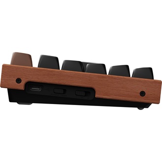 Keychron K8 HE Bluetooth / vezeték nélküli magyar Gateron double-rail magnetic nebula mechanikus billentyűzet fekete (Bo