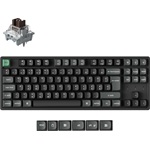 Keychron K8 Ultra 8K Bluetooth / vezeték nélküli magyar Apex Brown mechanikus billentyűzet fekete