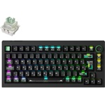 Keychron Lemokey L5 HE USB magyar gaming Lemokey Lime Magnetic mechanikus billentyűzet fekete (Bontott!)