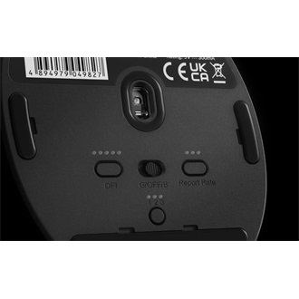 Keychron M5 1K Ergonomic optikai Bluetooth / vezeték nélküli egér fekete