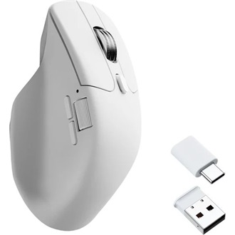 Keychron M6 optikai Bluetooth / vezeték nélküli egér fehér