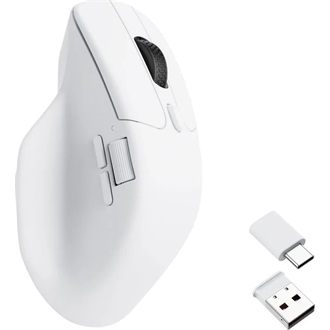 Keychron M6 optikai Bluetooth / vezeték nélküli egér fehér (Bontott!)