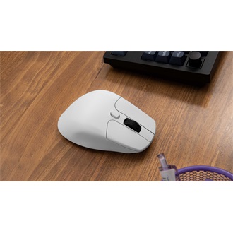 Keychron M6 optikai Bluetooth / vezeték nélküli egér fehér (Bontott!)
