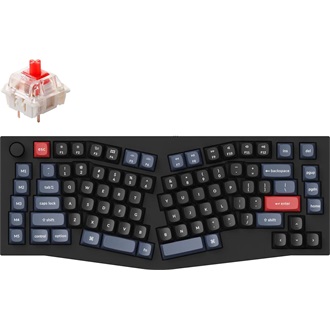 Keychron Q10 RGB Knob USB gaming billentyűzet barebone fekete (Swappable)
