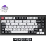 Keychron Q1 HE Bluetooth / vezeték nélküli / USB magyar Gateron double-rail magnetic nebula mechanikus billentyűzet feke